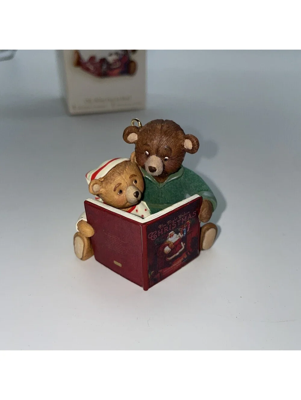 Hallmark Keepsake Reading Bears 2008 Christmas Tree Ornaments